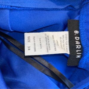 Blue spaghetti strap dress